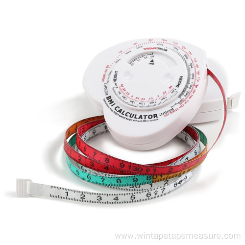 150Cm Heart Shape BMI Calculator Body Tape Measure